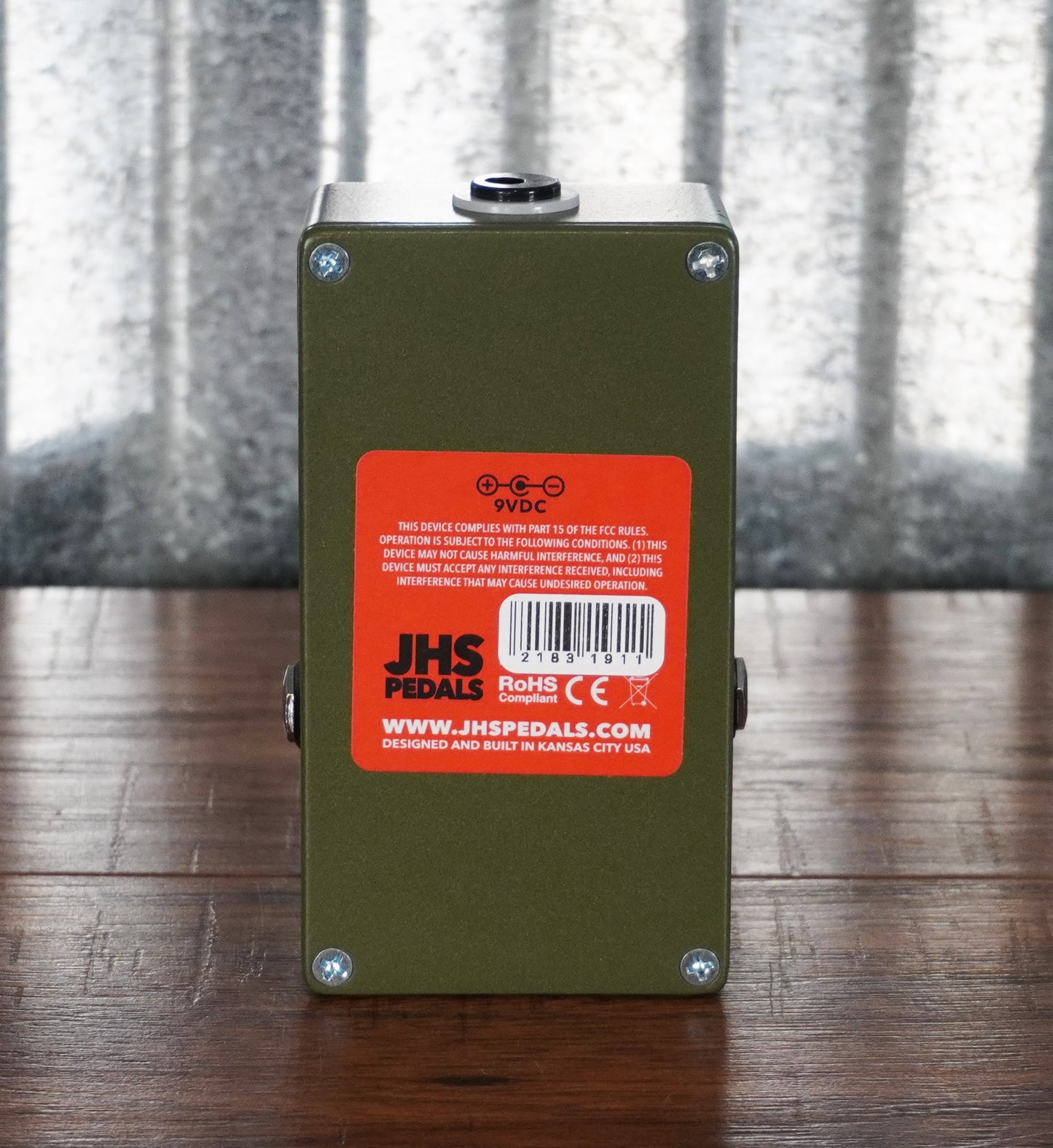 JHS Pedals Muffuletta Distortion Fuzz Guitar Effect Pedal Army Green