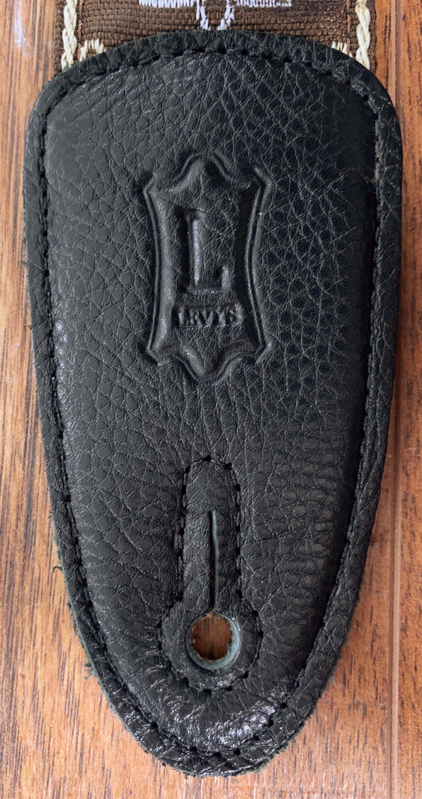 Levy's M8HT-24 2" 60's Hootenanny Jacquard Weave Guitar Strap Brown