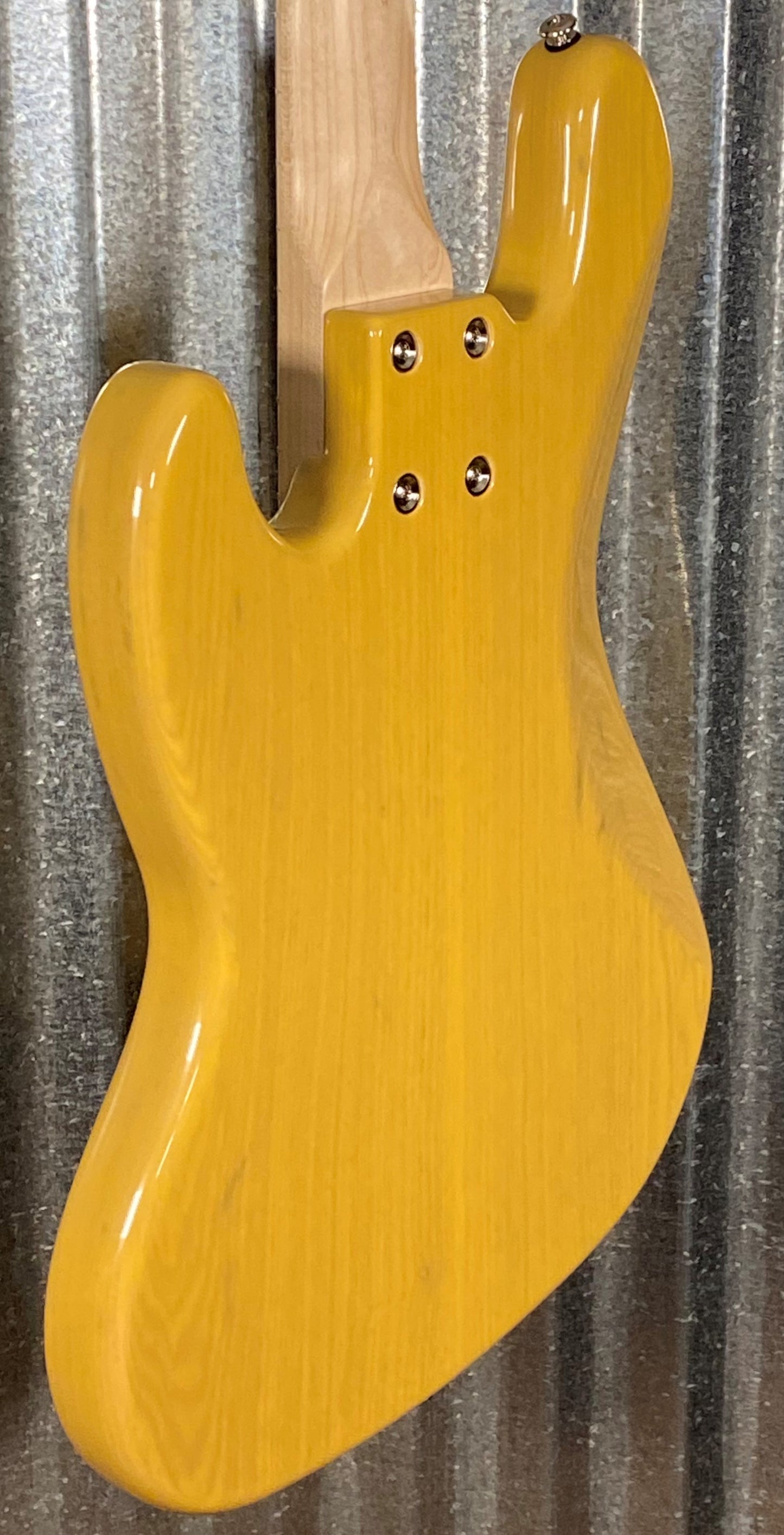 G&L USA JB-5 5 String Jazz Bass Butterscotch Blonde & Case JB5 #2134