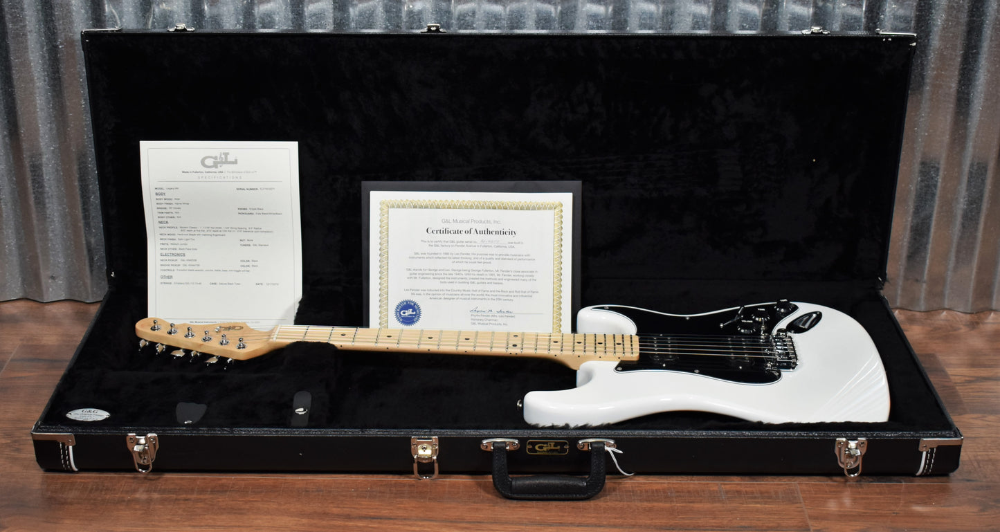G&L USA Legacy HH Alpine White Guitar & Case 2019 #2071