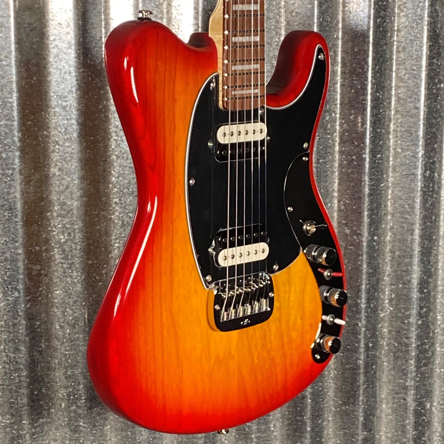 G&L USA CLF Research Espada HH Cherryburst Guitar & Bag #7045