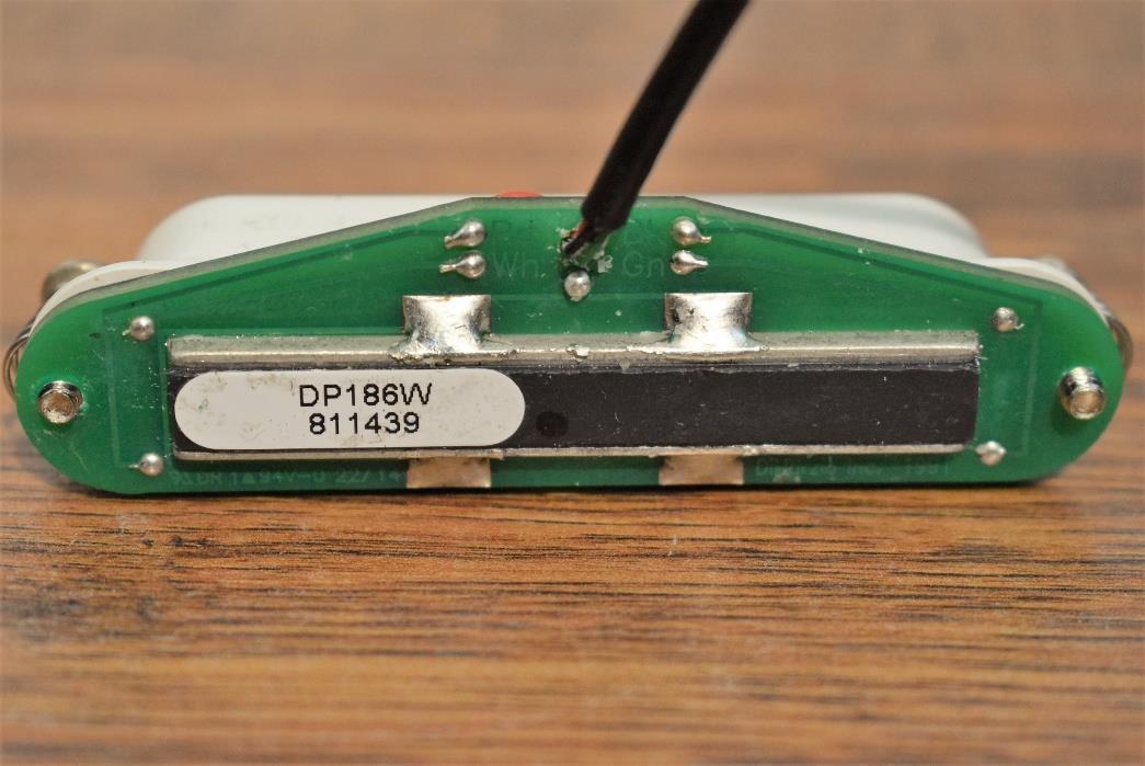 Dimarzio DP186W Cruiser Neck Single Coil Size Humbucker Guitar Pickup White Used