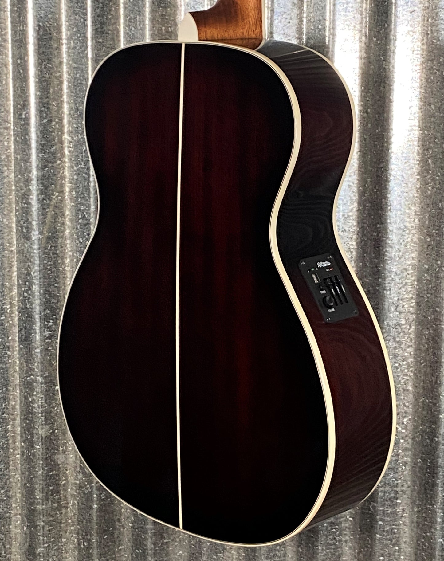 D'Angelico Premier Tammany Orchestra E Trans Black Cherry Burst Acoustic Electric Guitar #3363