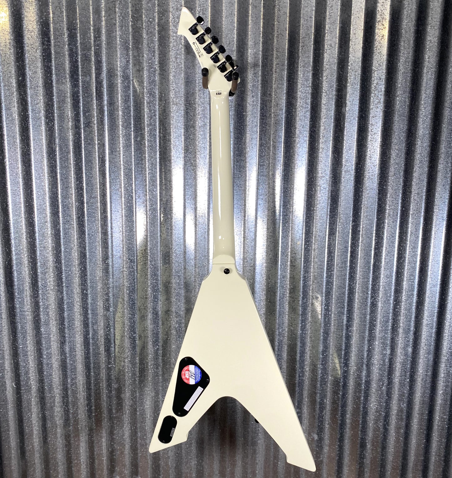 ESP LTD Vulture James Hetfield Olympic White EMG Guitar & Case #1178 B Stock