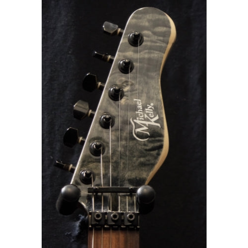 Michael Kelly 1964 Guitar Quilt Top Hint Black Floyd Rose Tremolo Blemish #2804