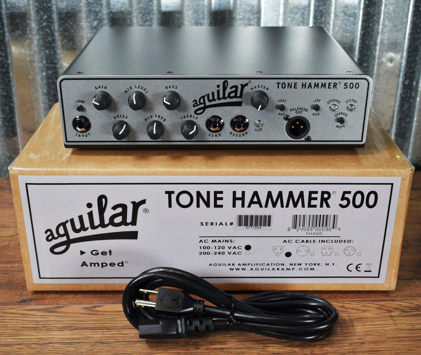 Aguilar Tone Hammer 500 Super Light 500 Watt Bass Amplifier Head
