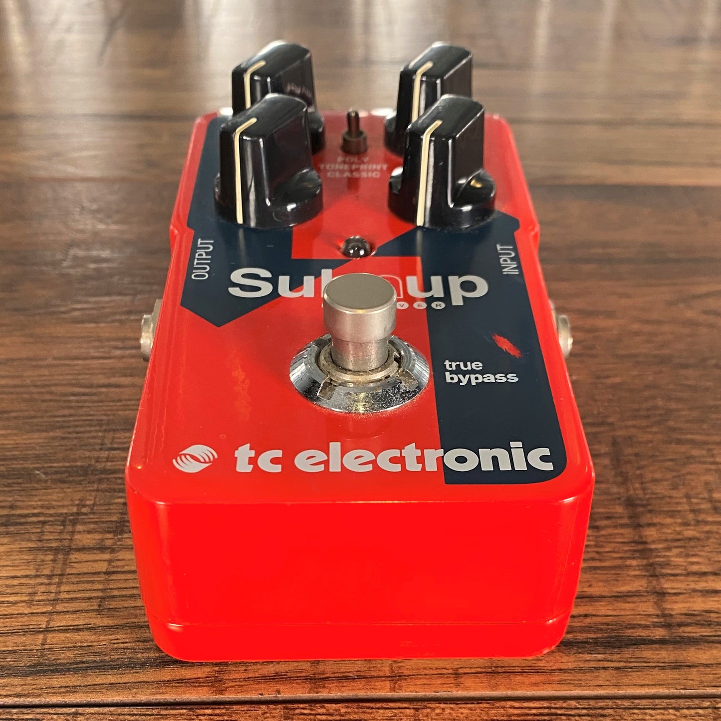 TC Electronic Sub 'N' Up Polyphonic Octave Tone Print Guitar Effect Pedal Used