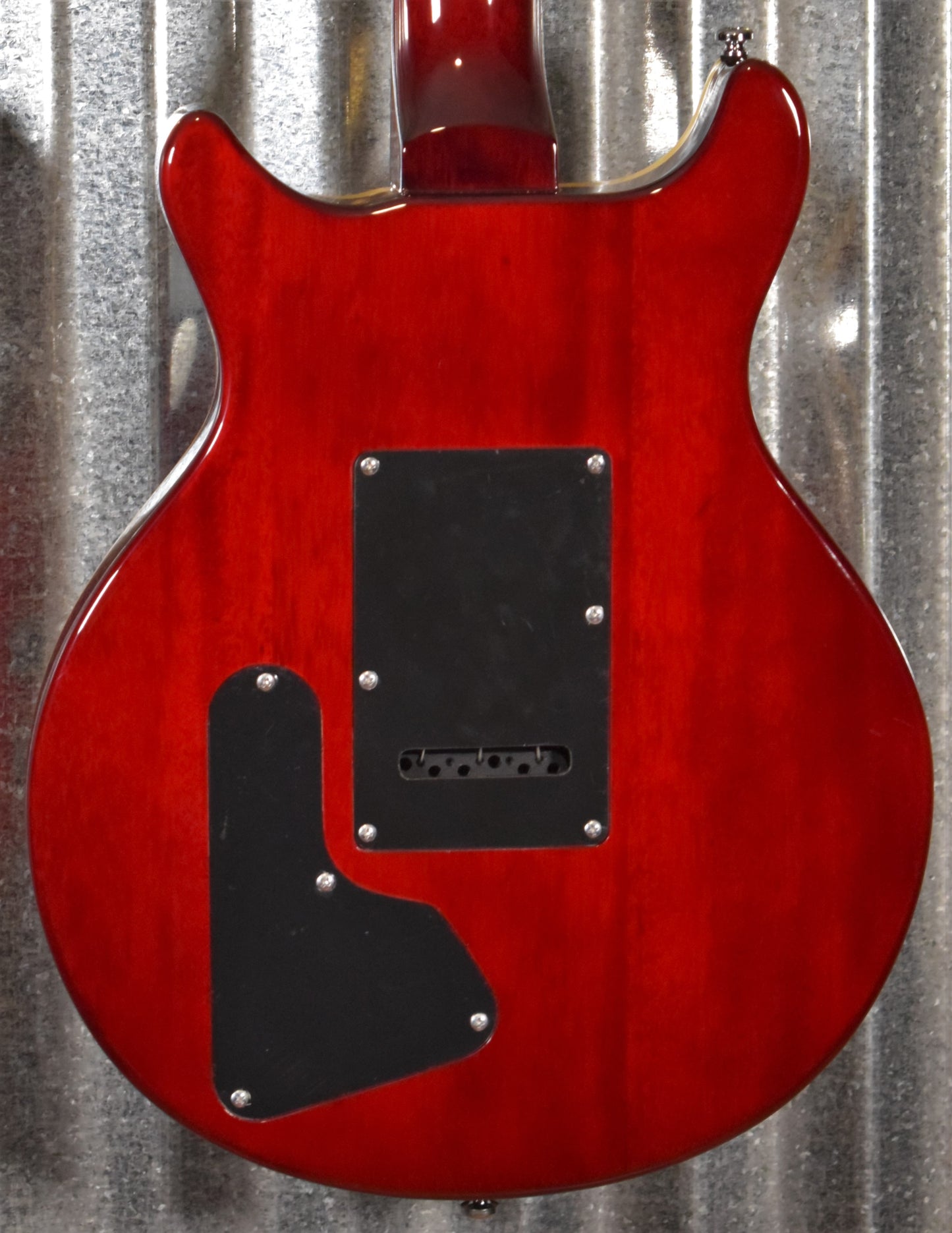 Hamer Archtop Flame Dark Cherry Wilkinson Tremolo Guitar SATFW-DCB #1099