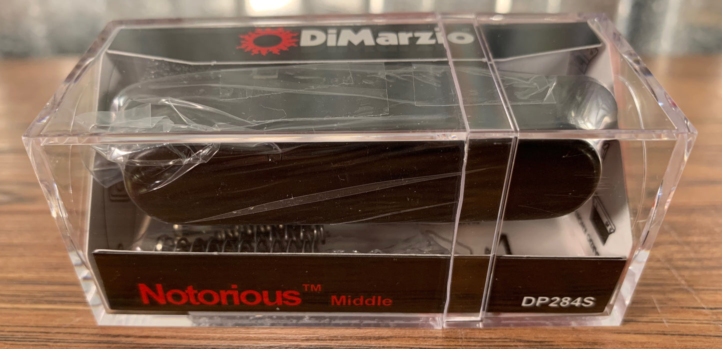 DiMarzio DP284S Notorious Middle Tele Pickup Black DP284SBK Open Box