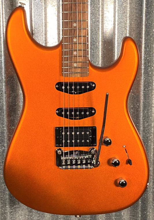 G&L USA Legacy HSS RMC Tangerine Metallic Guitar & Case #5190
