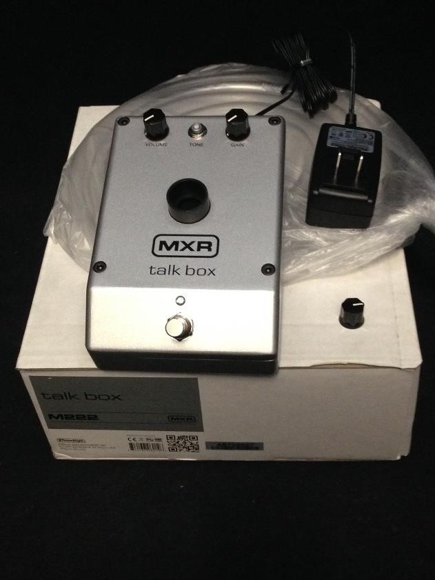 MXR M222 Talk Box Guitar Effect Pedal Broken Tone Pot *