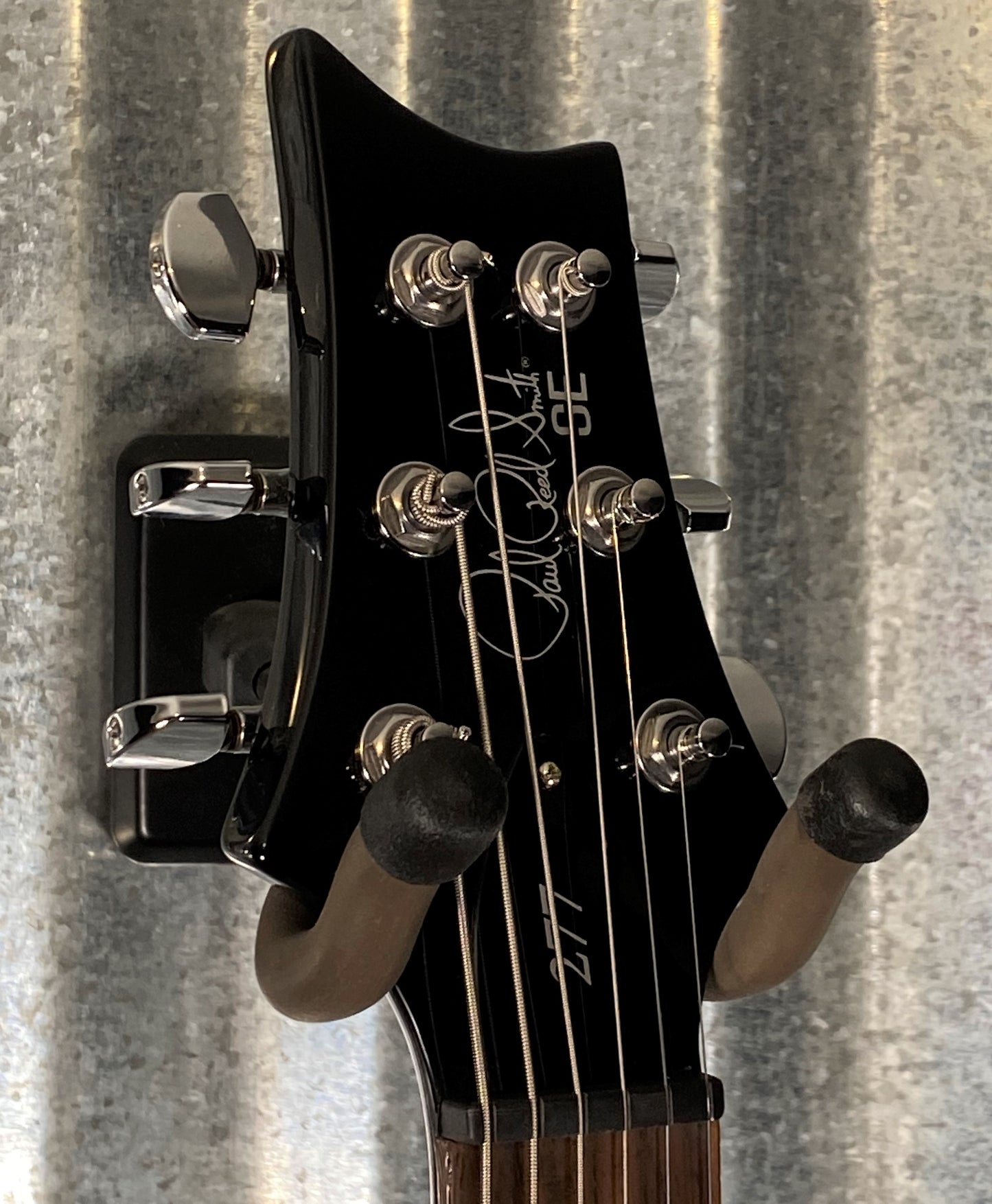 PRS Paul Reed Smith SE 277 Carve Top Charcoal Burst Baritone Guitar & Bag #6335