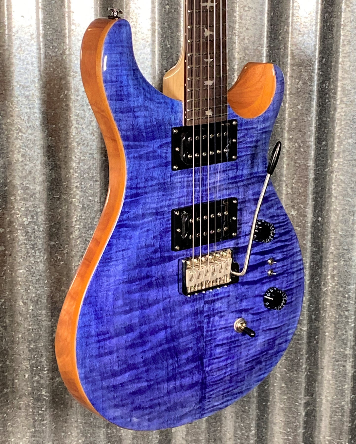PRS Paul Reed Smith SE Custom 24-08 Faded Blue Guitar & Bag #7633