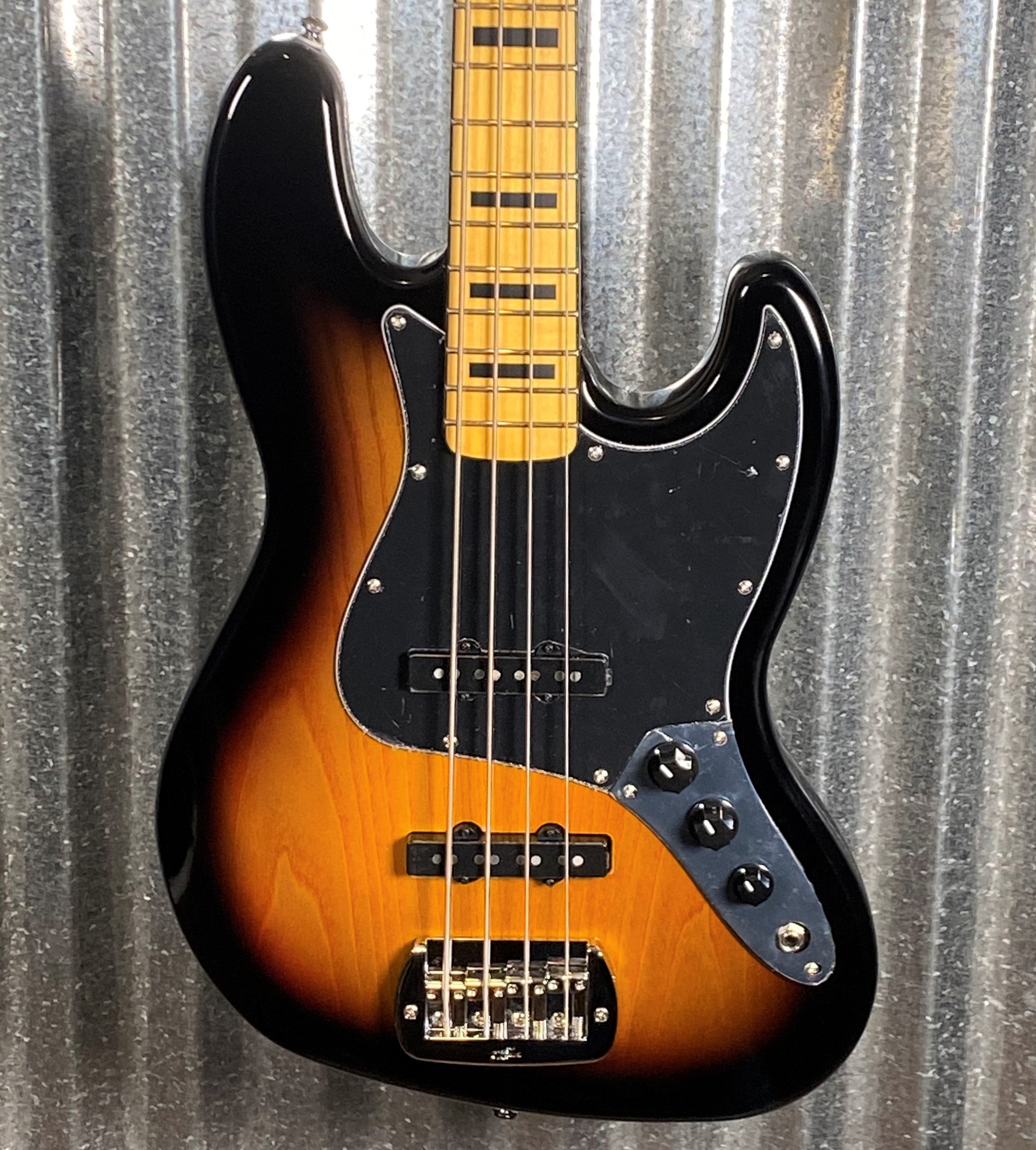 G&L Tribute JB 4 String Jazz Bass 3 Tone Sunburst #4698