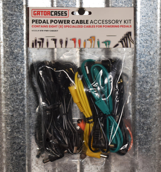 Gator GTR-PWR-CABLEKIT Guitar Effect Pedal Power Cable Accessory Pack
