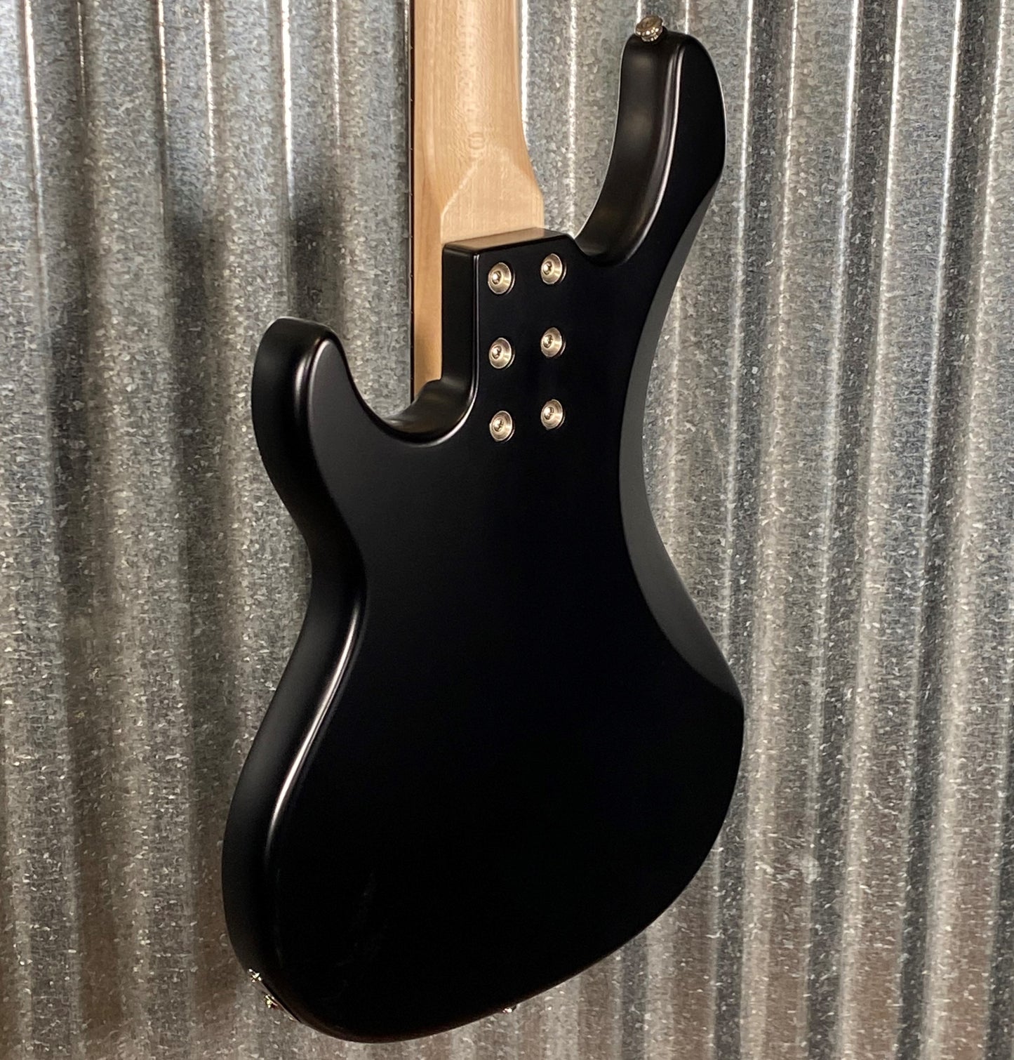 G&L USA Kiloton 5 Jet Black Frost 5 String Bass Rosewood Satin Neck & Case #7001 NOS