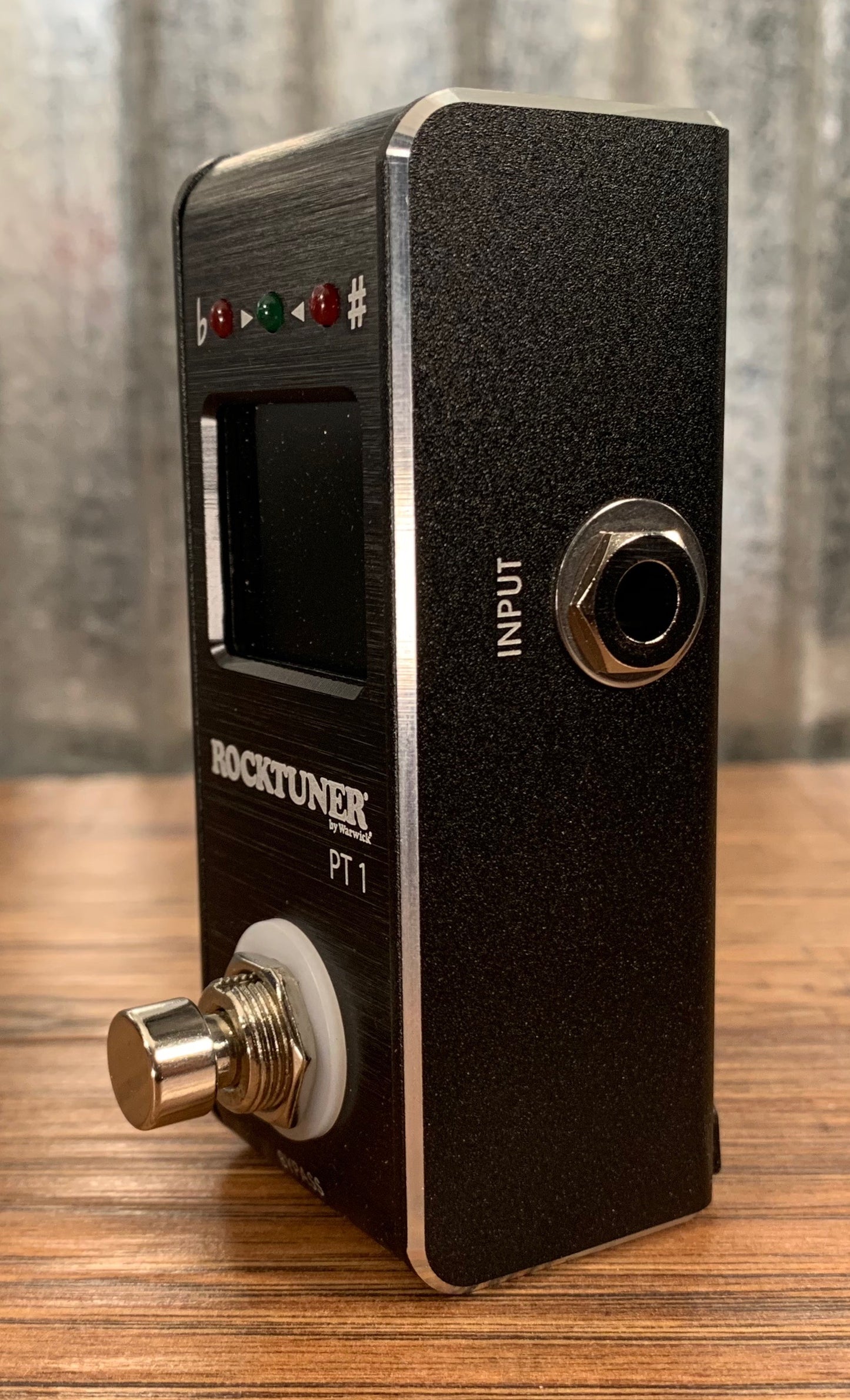 Warwick Rockboard PT1 Black Compact Chromatic LED Guitar Effect Pedal Tuner