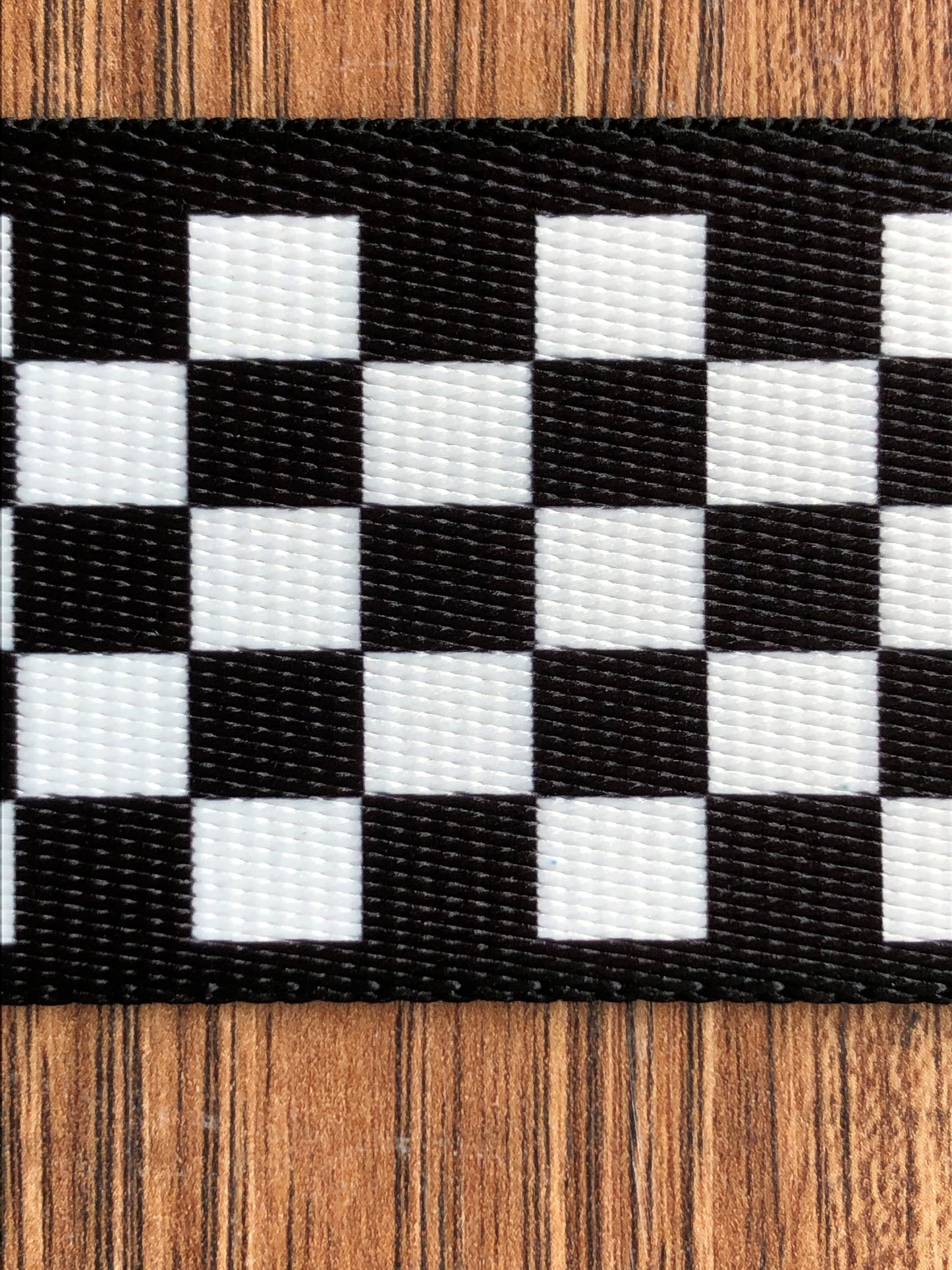 Levy's MP-28 2" Adjustable Print Poly Guitar & Bass Strap Checkerboard Black White