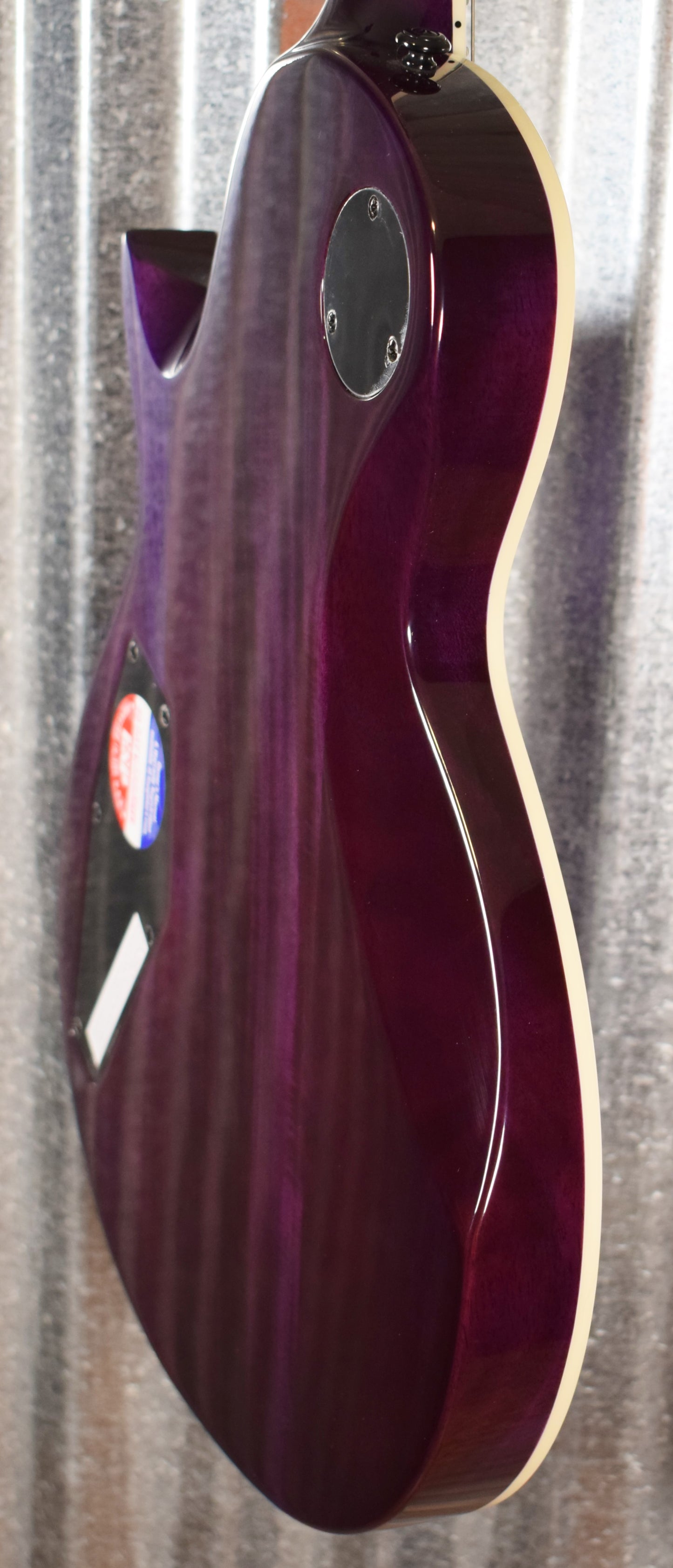ESP LTD EC-1000 See Thru Purple Seymour Duncan Guitar EC1000FMSTP #1670 Demo
