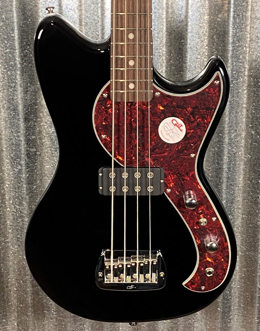 G&L Guitars Tribute Fallout Bass Short Scale 4 String Jet Black #4764