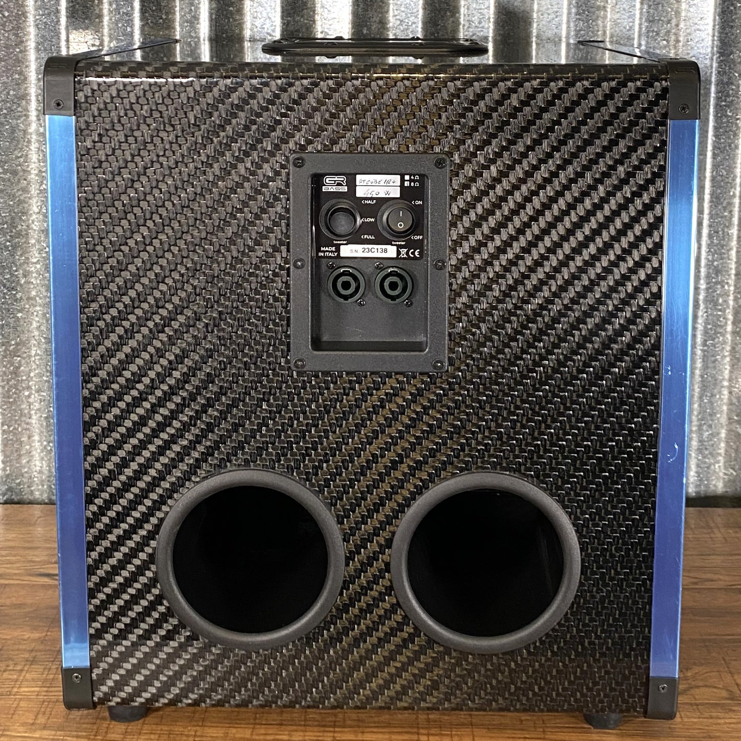 GR Bass AT CUBE 112+ Plus Carbon Fiber 1x12 450 Watt 8 Ohm Bass Speaker Cabinet