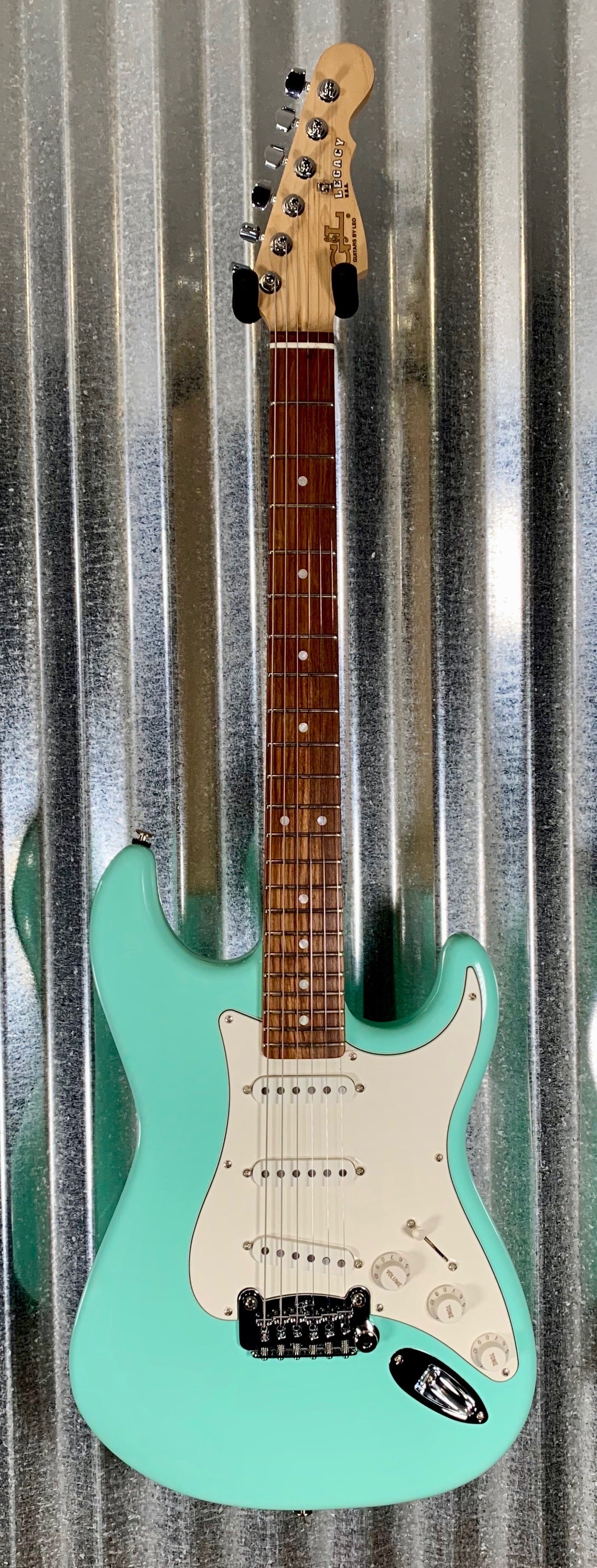G&L USA Fullerton Custom Legacy Surf Green Guitar & Case 2018 #4015