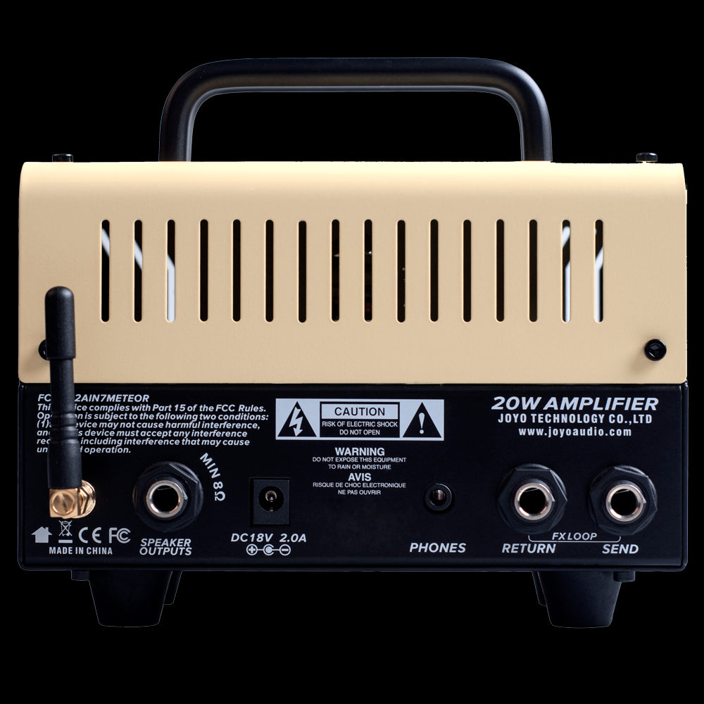 Joyo Bantamp Meteor Mini 20 Watt Hybrid Tube Bluetooth Guitar Amplifier Head