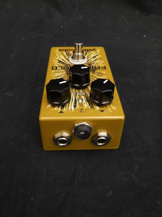 Yellowcake Fried Gold Overdrive Effects FX Pedal for Electric Guitar