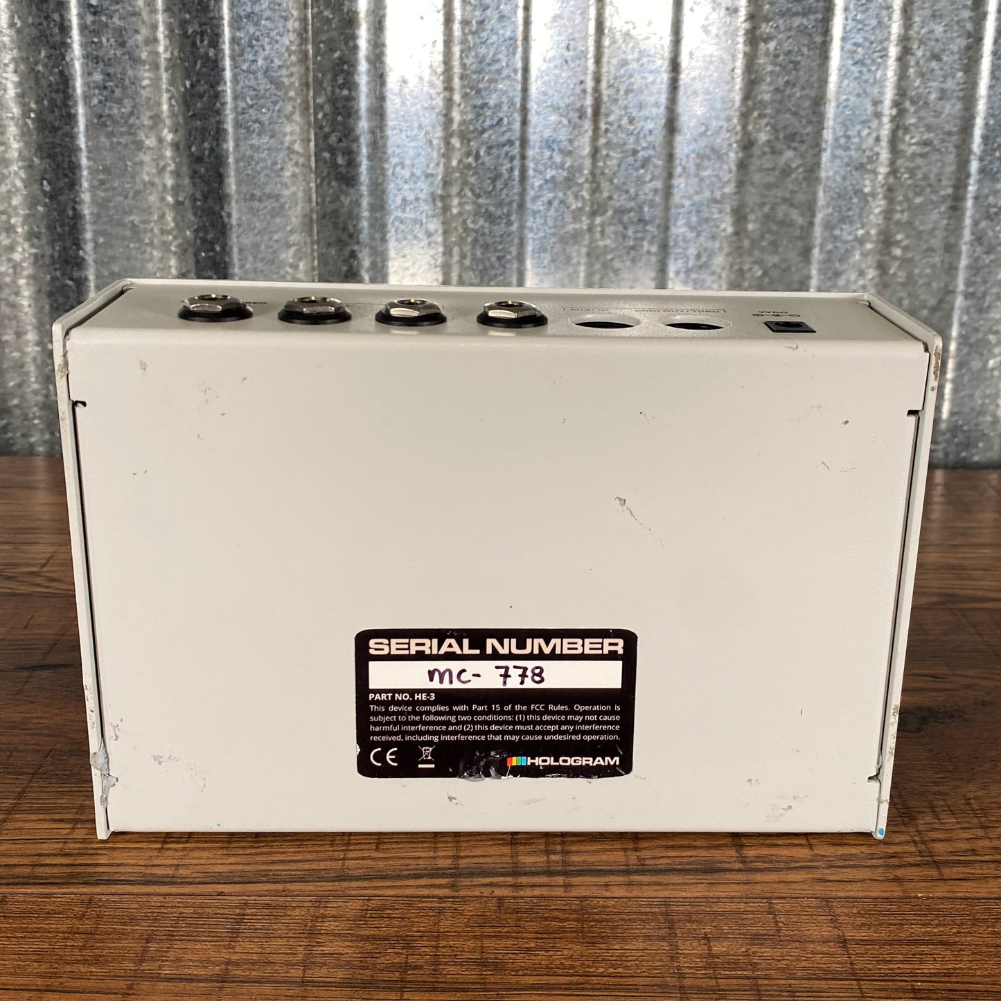 Hologram Electronics Microcosm Granular Looper Sample Delay Multi Effect Guitar Pedal Used
