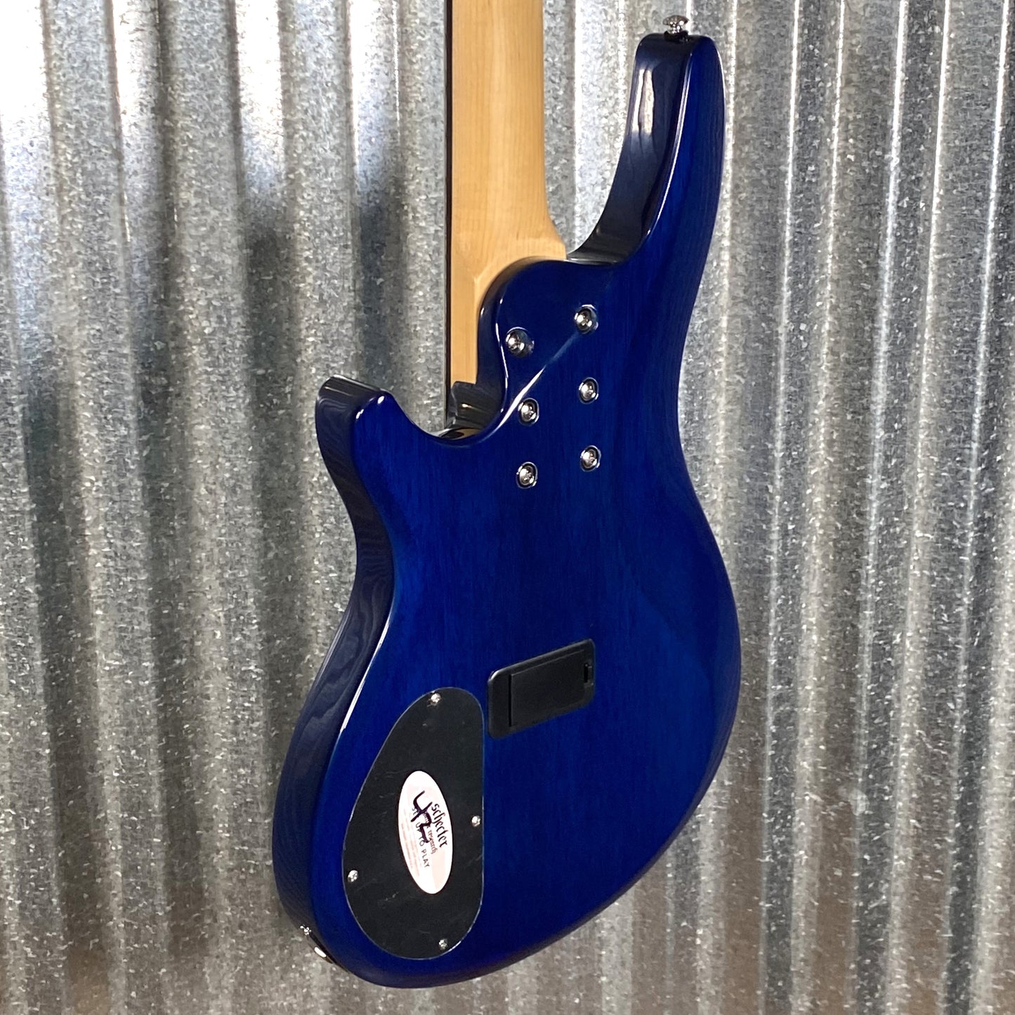 Schecter C-5 Plus 5 String Bass Ocean Blue Burst #0145