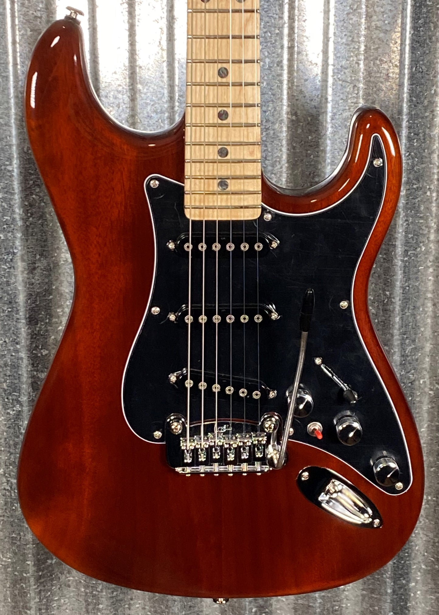 G&L USA CLF Research S-500 Mocha Guitar & Bag #9091