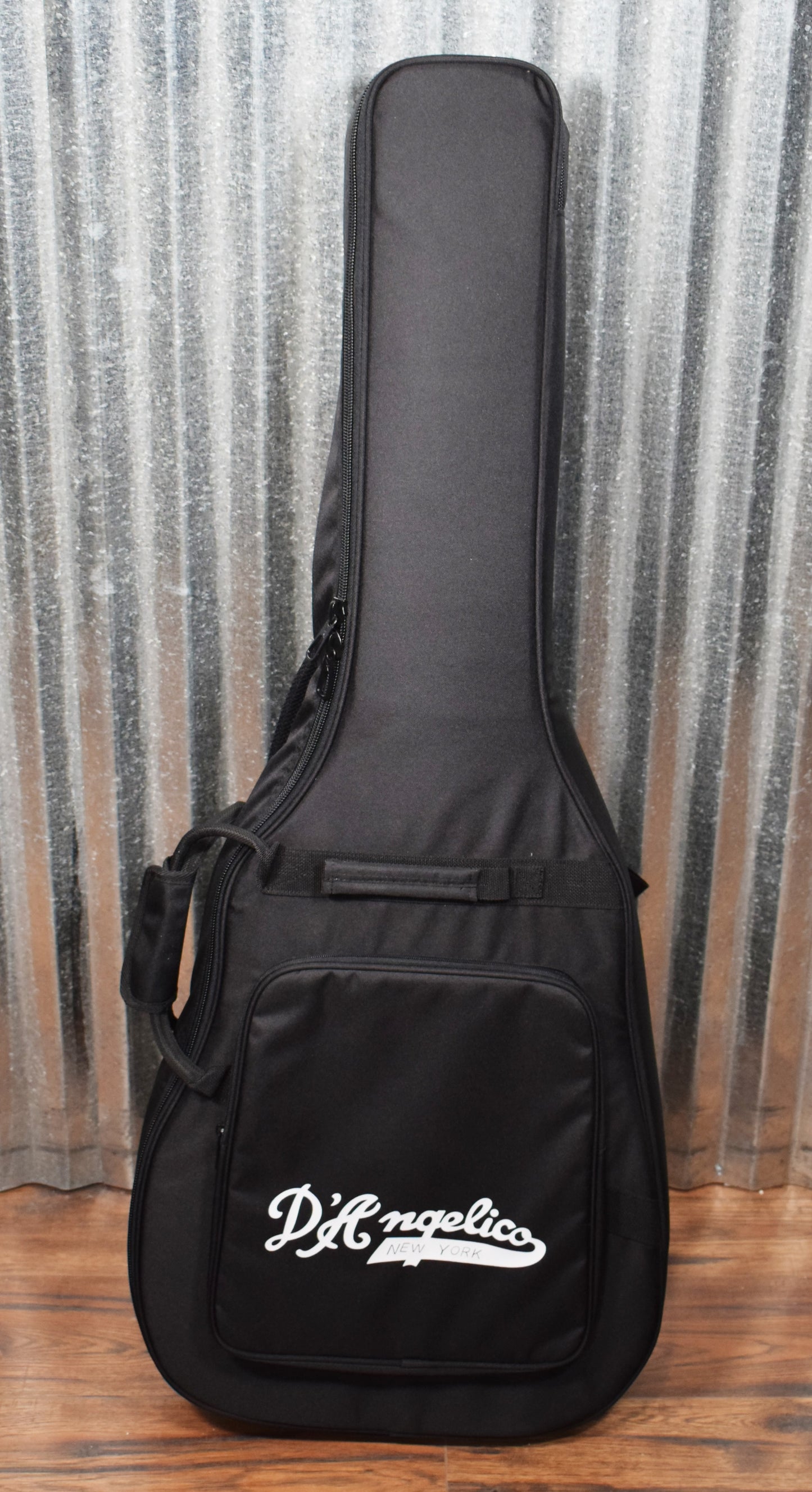 D'Angelico Premier DC Double Cut Semi Hollow Stop Bar Ocean Turquoise Guitar & Bag #0159