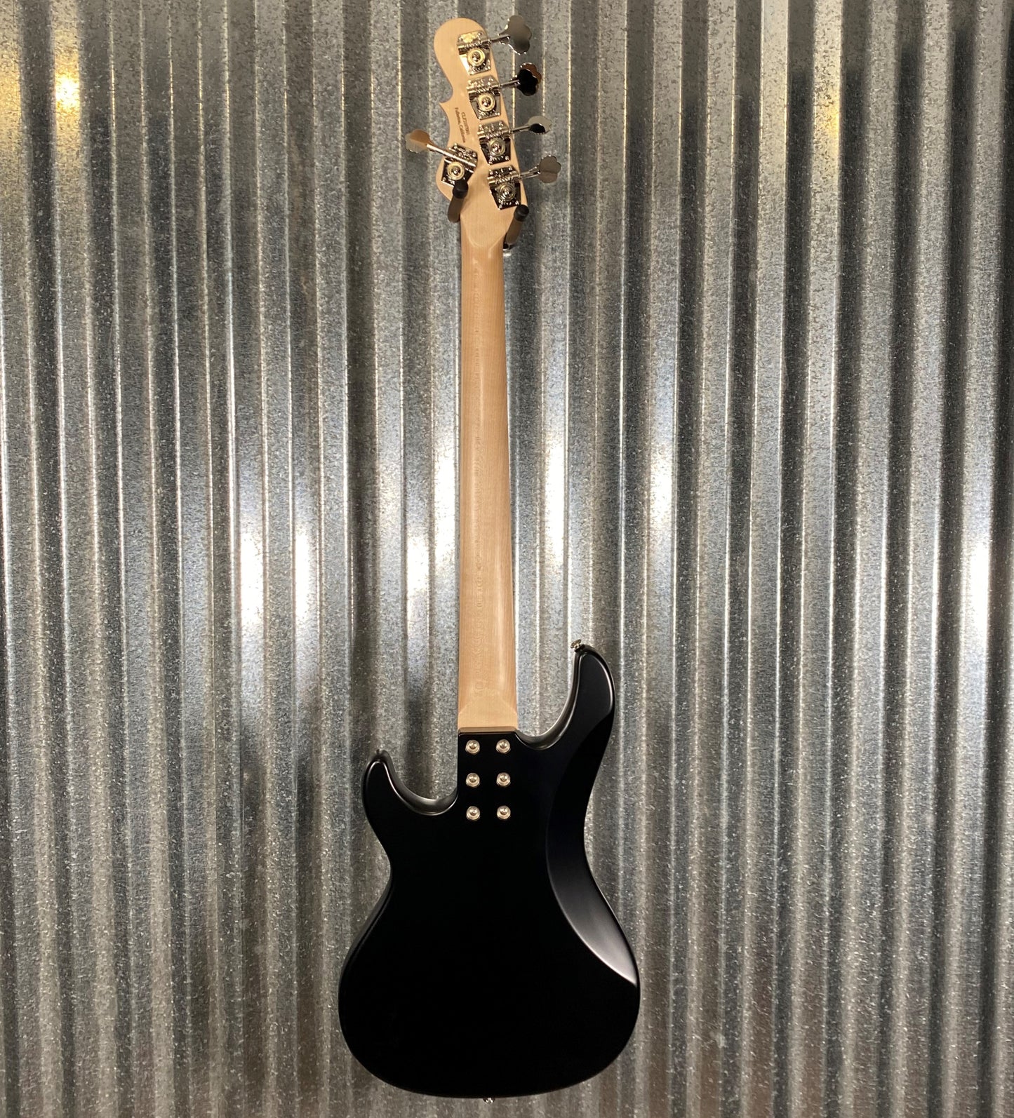 G&L USA Kiloton 5 Jet Black Frost 5 String Bass Rosewood Satin Neck & Case #7001 NOS