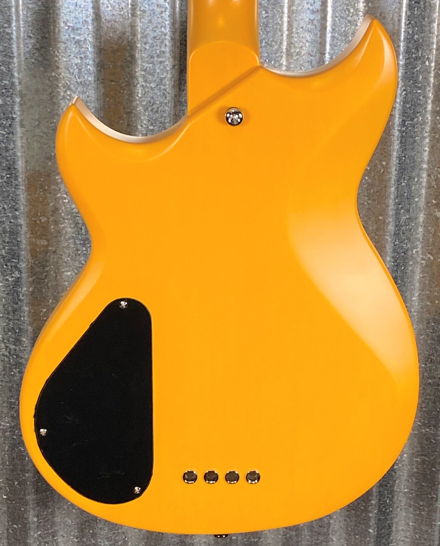 Reverend Guitars Mike Watt Signature Wattplower Satin Yellow 4 String Short Scale Bass & Case Blem #0829