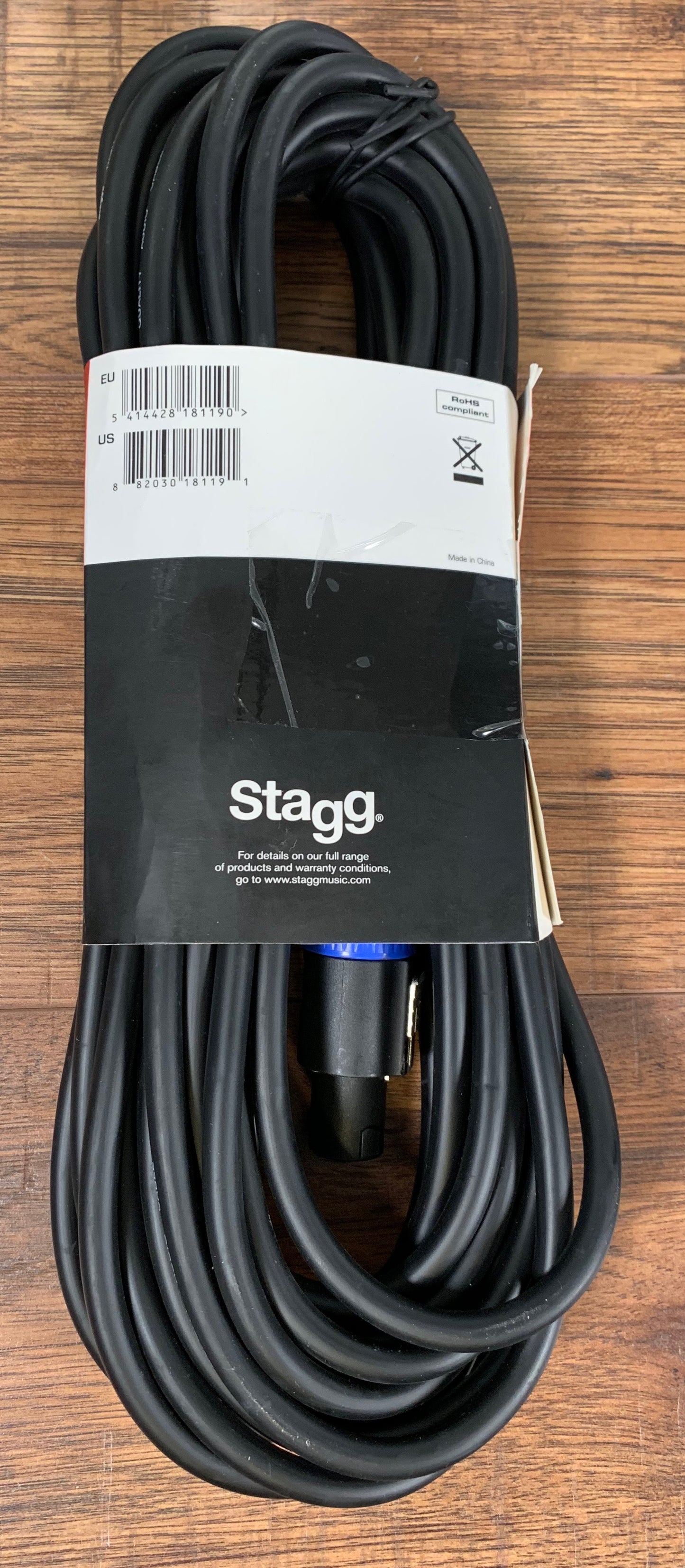 Stagg SSP10SS25 10M 33FT 14GA Speak-On to Speak-On Speaker Cable