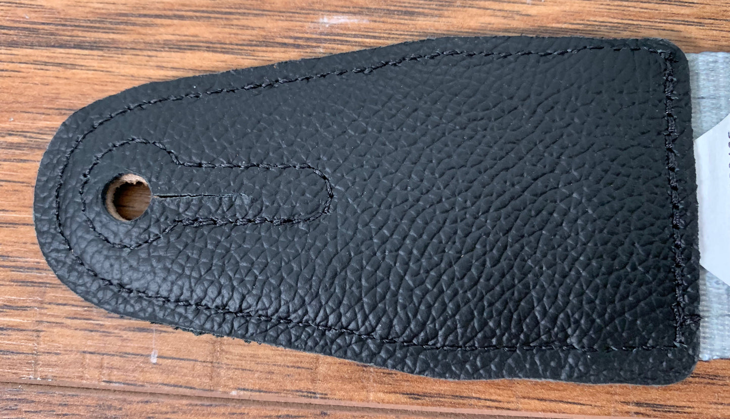 Levy's MP2SLD-008 2" Polyester Sublimation Guitar Strap Plus Black Gray