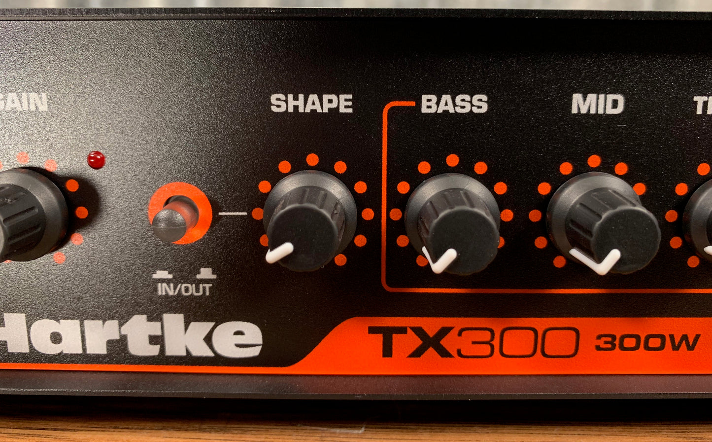 Hartke TX300 300 Watt Lightweight Bass Amplifier Head