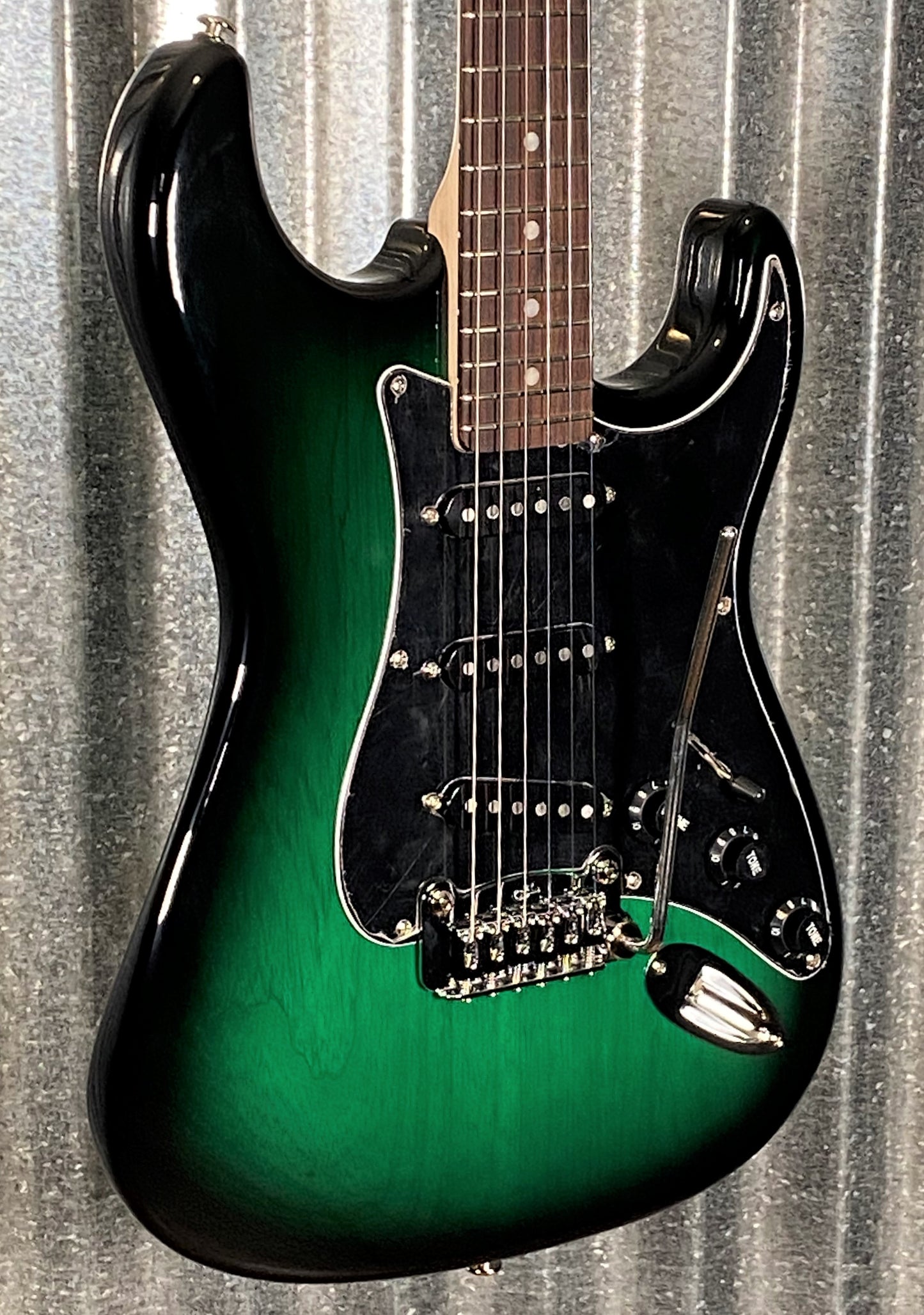 G&L USA Legacy Greenburst Guitar & Case #8024