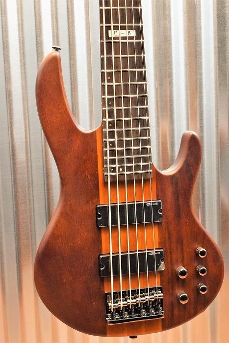 ESP LTD D-6 Six String Neck Through Bass Natural Satin Blem #1175