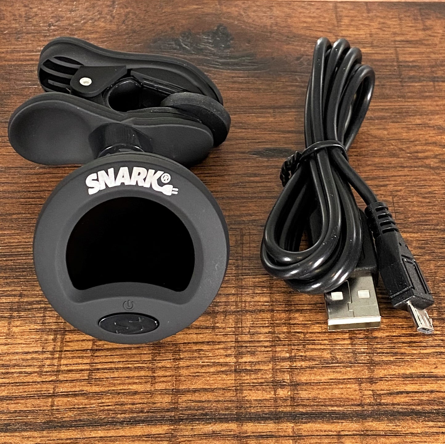 Snark SN-RE Rechargeable Clip On Chromatic Guitar Bass Tuner Black