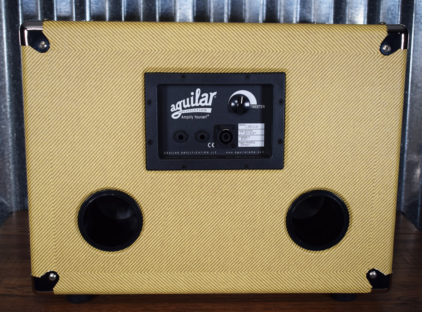 Aguilar DB 112 Boss Tweed 1x12" Bass Amplifier Speaker Cabinet