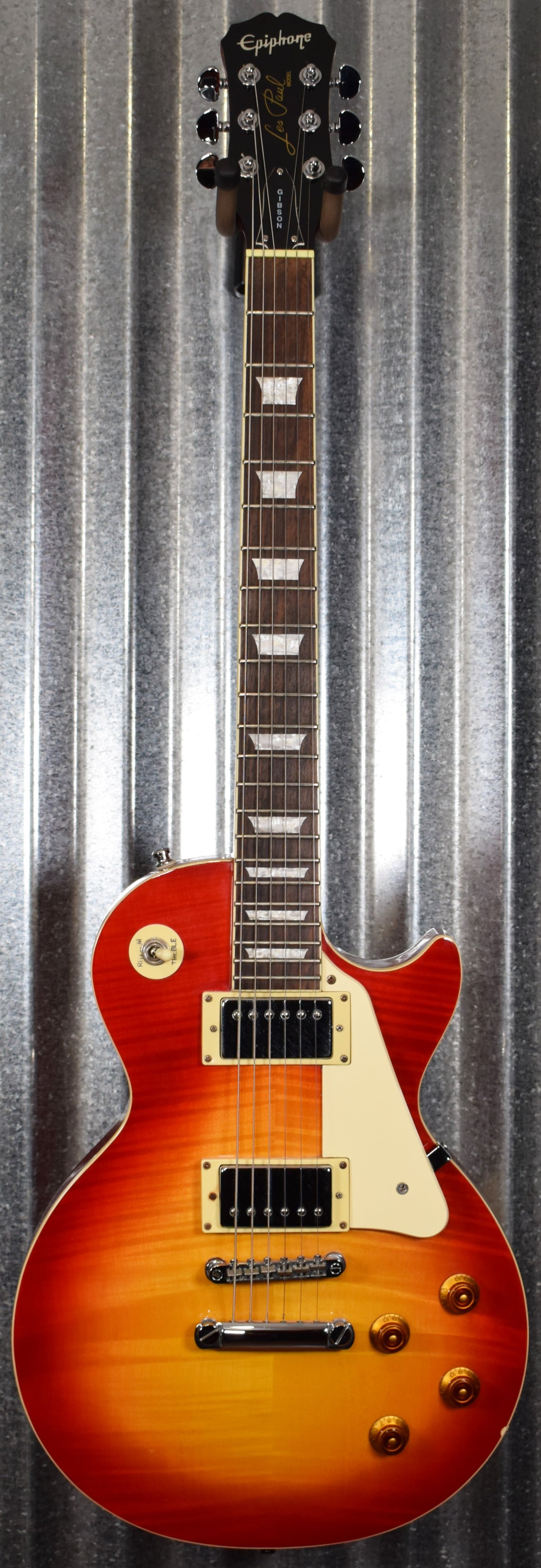 Epiphone Les Paul Standard Cherry Sunburst Guitar & Case #0278 Used
