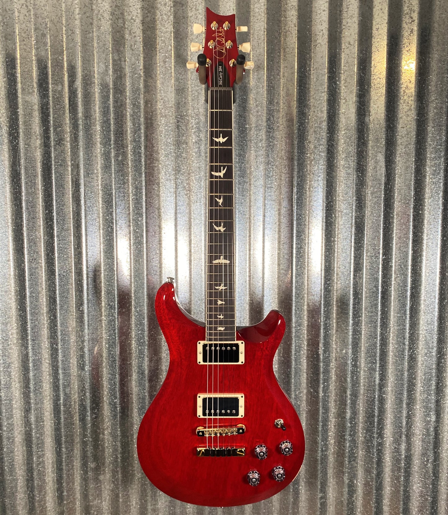 PRS USA S2 McCarty Thinline 594 Vintage Cherry Guitar & Gig Bag #5323