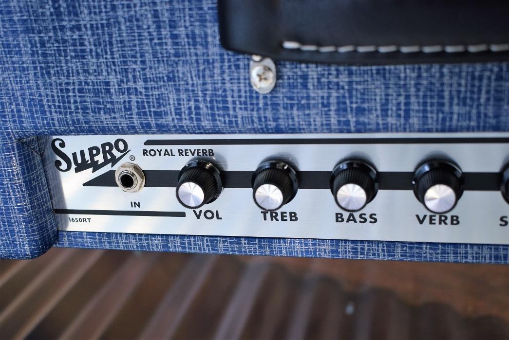 Supro USA 1650RT Royal Reverb 35/45/60 Watt All Tube 2x10 Combo Amplifier #341