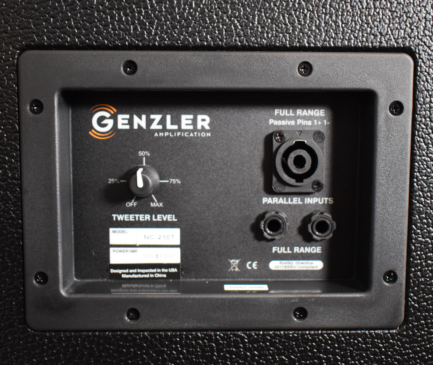 Genzler NC-210T NU CLASSIC 2x10” & Tweeter 500 Watt 8 ohm Bass Amplifier Speaker Cabinet Demo