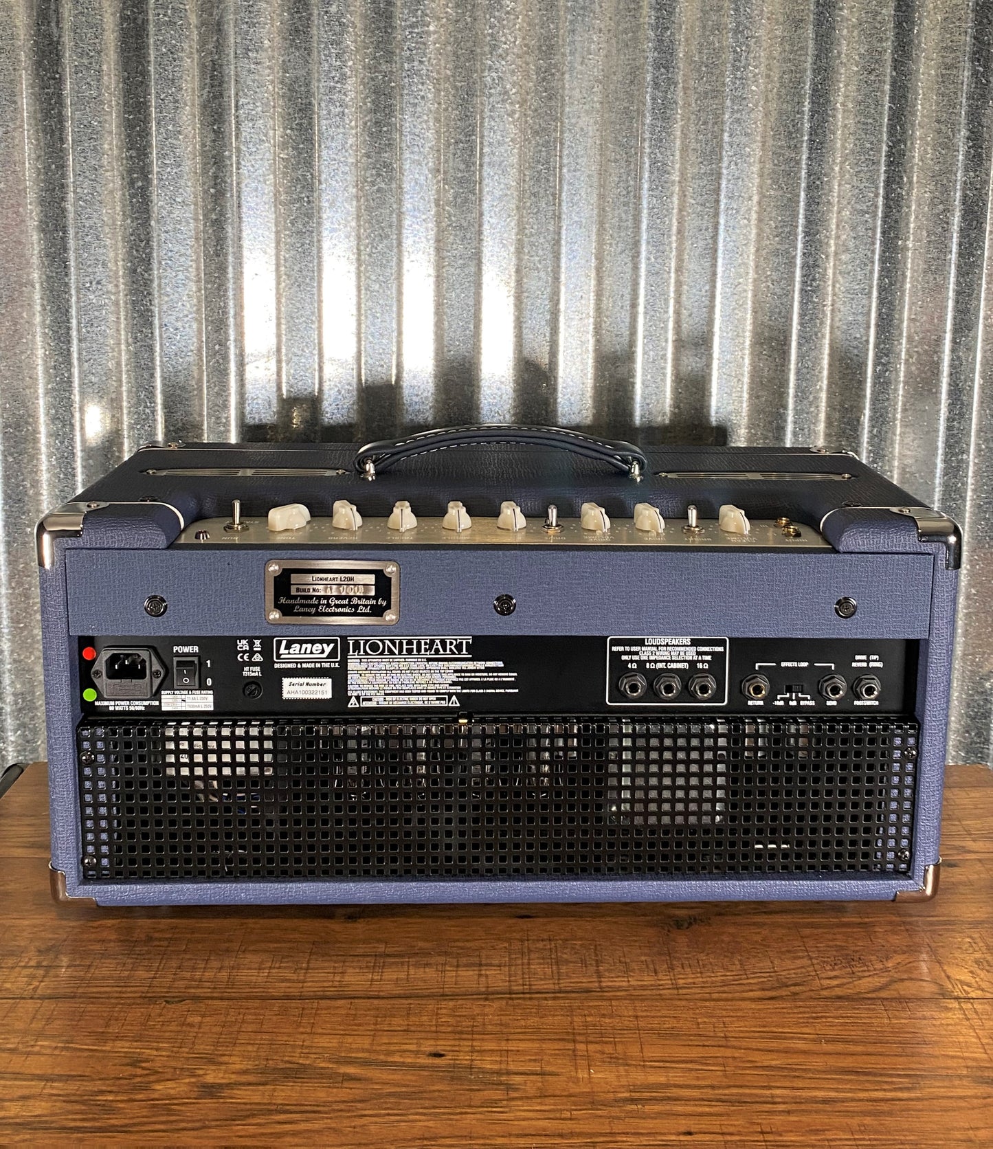 Laney L20H Lionheart 20 Watt All Tube Two Channel Guitar Amplifier Head