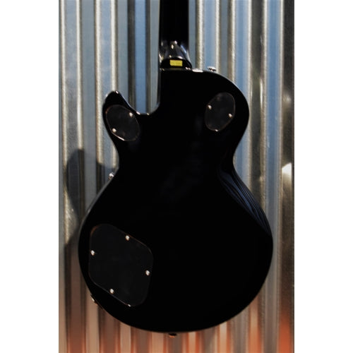 Hagstrom Swede SWE-BLK Gloss Black Guitar & Gig Bag #0090