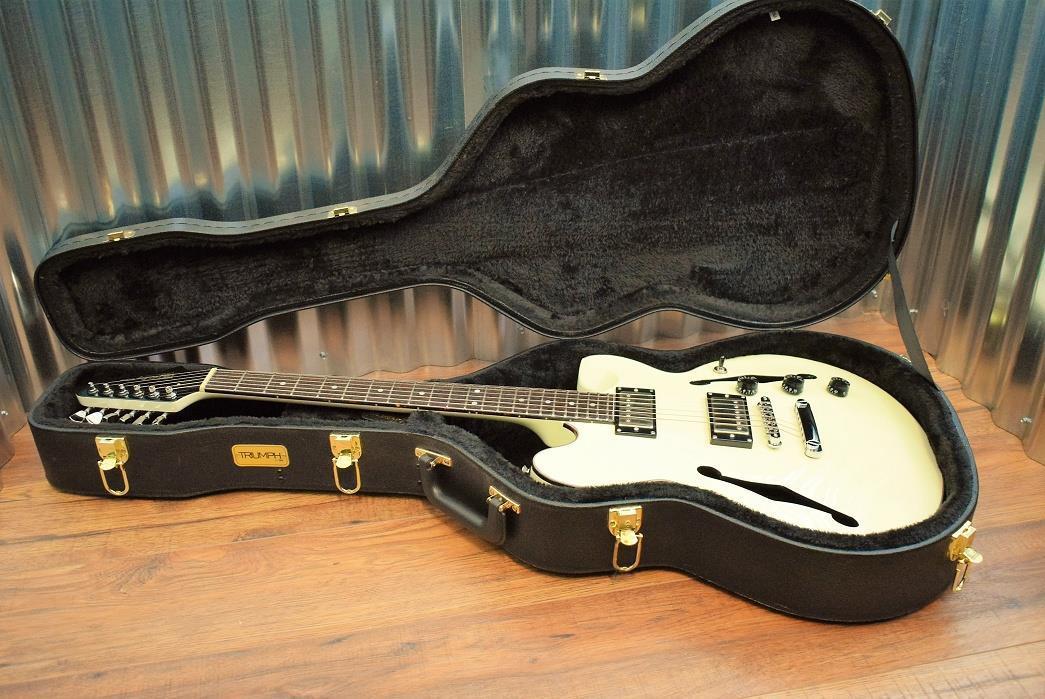 Fret King Elise Vintage White Semi Hollow Electric Guitar & Case FKV3HVW #2026