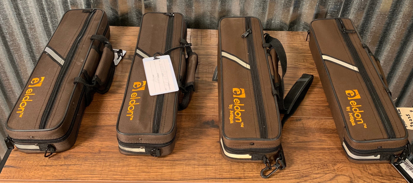 Eldon by Antigua ELF220 C Closed Hole Student Flute & Case Bundle 4 Pack Used