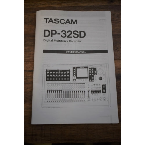 Tascam DP-32SD Digital 32 Track Portastudio Recorder Demo